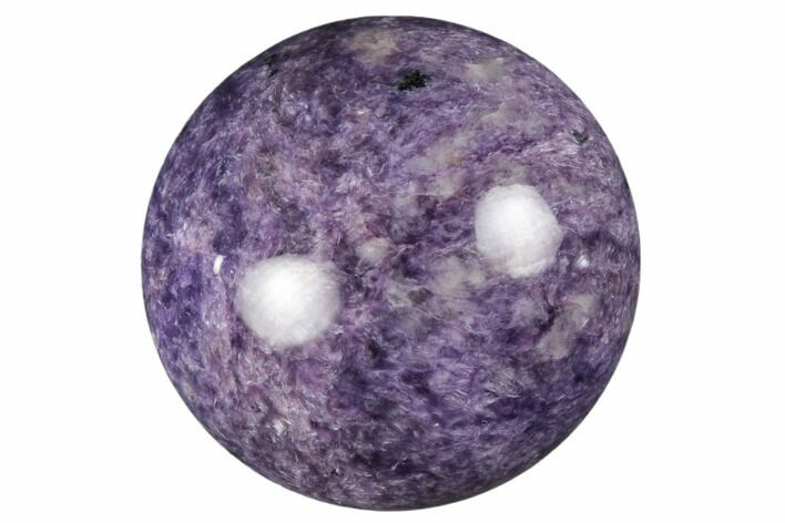 Polished Purple Charoite Sphere - Siberia, Russia #192767
